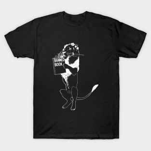 Lion Reading Book T-Shirt